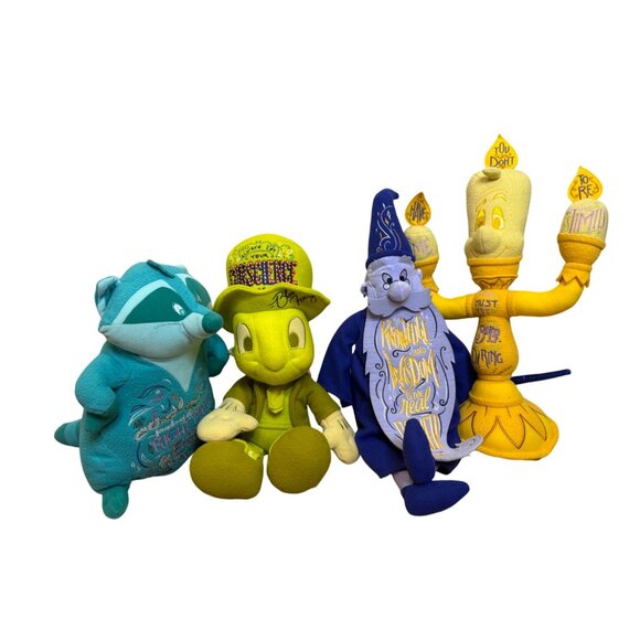 Disney Wisdom Series Collection Plush Set Featuring Simba Jiminy Cricket Dumbo G - Picture 8 of 11